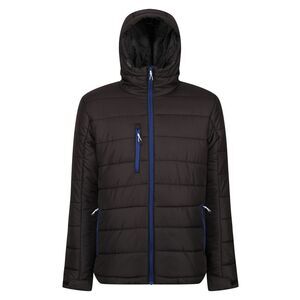 Regatta Professional Mens Thermal Padded Jacket / Black/New Royal